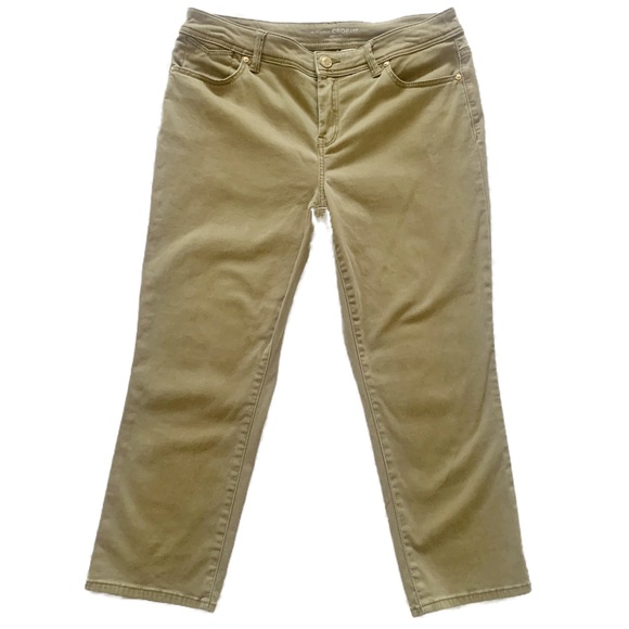 Chico’s The Platinum Crop Women’s Trouser Size 4P - Picture 1 of 6